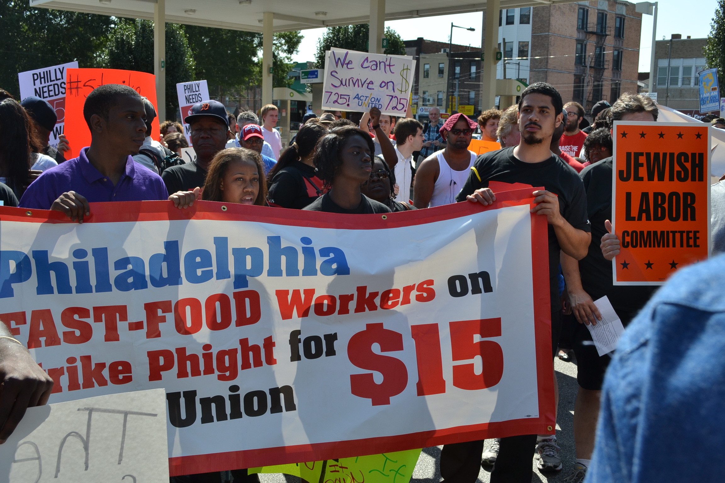 Supporting Striking Fast Food Workers - September 2014